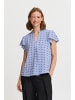 b. young BYIPRIK SS BLOUSE - LIGHT WOVEN Regular fit in Vista Blue Mix