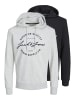 Jack & Jones 2er-Pack Kapuzenpullover in Black