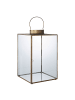 ebuy24 Laterne Mohali Messing 25 x 25 cm