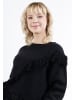 IZIA Strickpullover in Schwarz