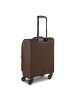 Stratic taska 4 Rollen Kabinentrolley S 55 cm mit Dehnfalte coffee