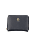 Tommy Hilfiger Blaue Polyurethan-Geldbörse