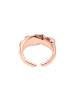 Steel_Art OneSize Ring Damen Celeste silberfarben poliert in rosegoldfarben