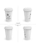 Mr. & Mrs. Panda Coffee To Go Becher Panda Geburtstag mit Spruch in Weiß