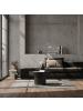 KADIMA DESIGN Couchtisch 60x60x36 cm Metall Sofatisch Rund, Wohnzimmertisch