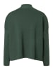 More & More weiter Feinstrickpullover mit Rippenärmel in dark bottle green