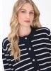DreiMaster Women Cardigan in navy offwhite