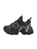 Buffalo Sneaker low Binary Charm 2.0 in schwarz