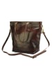 Florence Florence Schultertasche, Shopper, Businesstasche Leder braun ca. 32cm