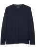 Calida Rundhals Langarmshirt für Herren in dunkel-blau
