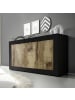 CALICOSY Buffet INITIAL in Mattschwarz - (W) 160  x (H) 85,8  x (L) 42  cm