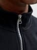 Jack & Jones Sweatshirt mit halbem Reißverschluss in Black