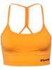 Hummel Hummel Sports Top Hmltiffy Yoga Damen Dehnbarem Atmungsaktiv Schnelltrocknend Nahtlosen in BLAZING ORANGE