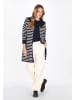 DreiMaster Women Cardigan in navy offwhite
