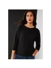Street One Langarmshirt in Black