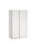 ebuy24 Schiebetürenschrank Catania (2-türig) Weiß 119 x 67 cm