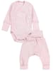 TupTam Baby Bekleidung Langarmbody Hose 2er Set in altrosa