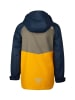 Trollkids Regenjacke "Nusfjord" in Moosgrün/Goldgelb/Blau