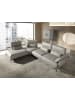 Angel Cerdá Ecksofa 6214 mit Chaise Longue in Sand/Schwarz – (B)341 x (T)254 x (H)94 cm