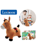 Lexibook Aufblasbares Hüpf-Pony mit Plüschbezug