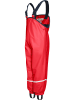 Playshoes Fleece-Trägerhose in Rot