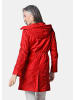 GOLDNER Trendiger leichter Regen Parka aus funktionalem Material in rot