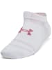 Under Armour Kinder Socken "Ua Yth Essential No Show 6Pk" in Pink