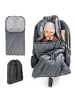 Zamboo Winter-Fußsack Babyschale 3M PRO in grau