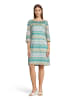 Betty Barclay Etuikleid mit 3/4 Arm in Khaki/Blau