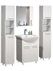 ebuy24 Badmöbelset LisaloM Weiß 115 x 45 cm