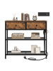 SONGMICS Konsolentisch Bellah in Vintage-Braun - (B)30 x (H)78.7 x (T)76.7 cm