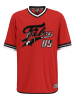 FUBU Mesh Tees in red/black