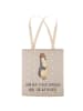 Mr. & Mrs. Panda Shopping Bag Wenn Papa es nicht reparieren kann... in Grau Pastell
