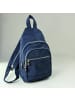 Bag Street Cityrucksack, Freizeitrucksack Nylon blau ca. 21cm breit ca. 35cm hoch
