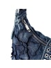Desigual Curio Schultertasche 30 cm in blue