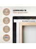 MuchoWow Leinwand Bilder Goldfarben