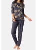 Schiesser Schlafanzug Comfort Nightwear in Graphit