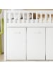 ABRIHOME Kinderbett Etagenbett mit Fallschutz und Stauraum 90x200cm