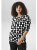 Aniston PLUS Sweatshirt in schwarz-weiß