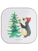 Mr. & Mrs. Panda Getränkeuntersetzer Pinguin Weihnachtsbaum ohne... in Weiß