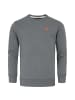 Amaci&Sons Sweatshirt mit Rundhalsausschnitt JACKSONVILLE in Dunkelgrau