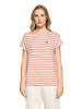 Betty Barclay Casual-Shirt mit U-Boot-Ausschnitt in Beige/Red