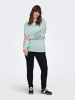 ONLY Carmakoma Sweatshirt in Cloud Blue