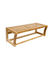 relaxdays Wandregal in Natur - (B)60 x (H)20 x (T)26 cm