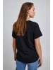Pulz T-shirt PZBRIT Regular fit in Black Beauty