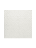 Beliani Kurzflor KEVIREL in Weiß - (W) 160 x (L) 160 cm
