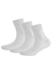 Sympatico Kurzsocken 3er-Pack S30101 in weiß (993)