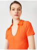 KOTON T-shirt in Orange