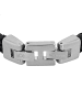 s.Oliver Armband Edelstahl, Leder in Schwarz