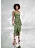 Vera Mont Abendkleid mit Raffung in Autumn Green